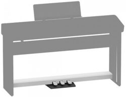 Pédalier clavier Roland Pédalier KPD-90-WH pour FP60, FP60X, FP90, FP90X