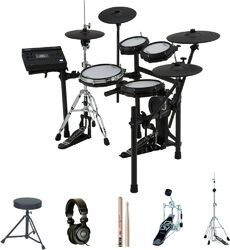 Pack batterie Roland TD-316 V-DRUMS Bundle Complet - X-HP1 + DT90 + VIC5A + HP30 + HH45WN