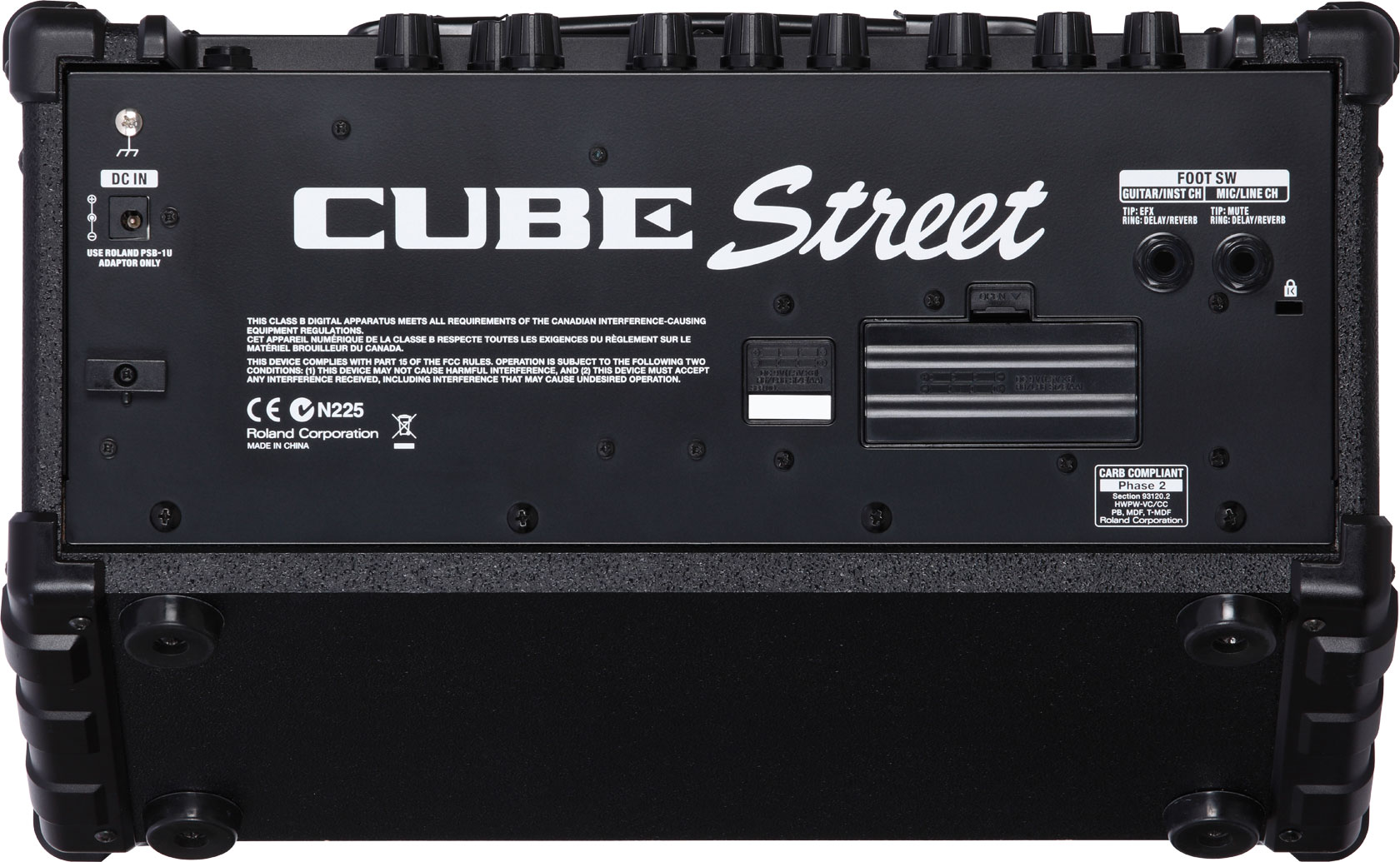 Roland Cube Street Battery Stereo Amplifier 2x25w 2x8 Black - Ampli Guitare Électrique Combo - Variation 2