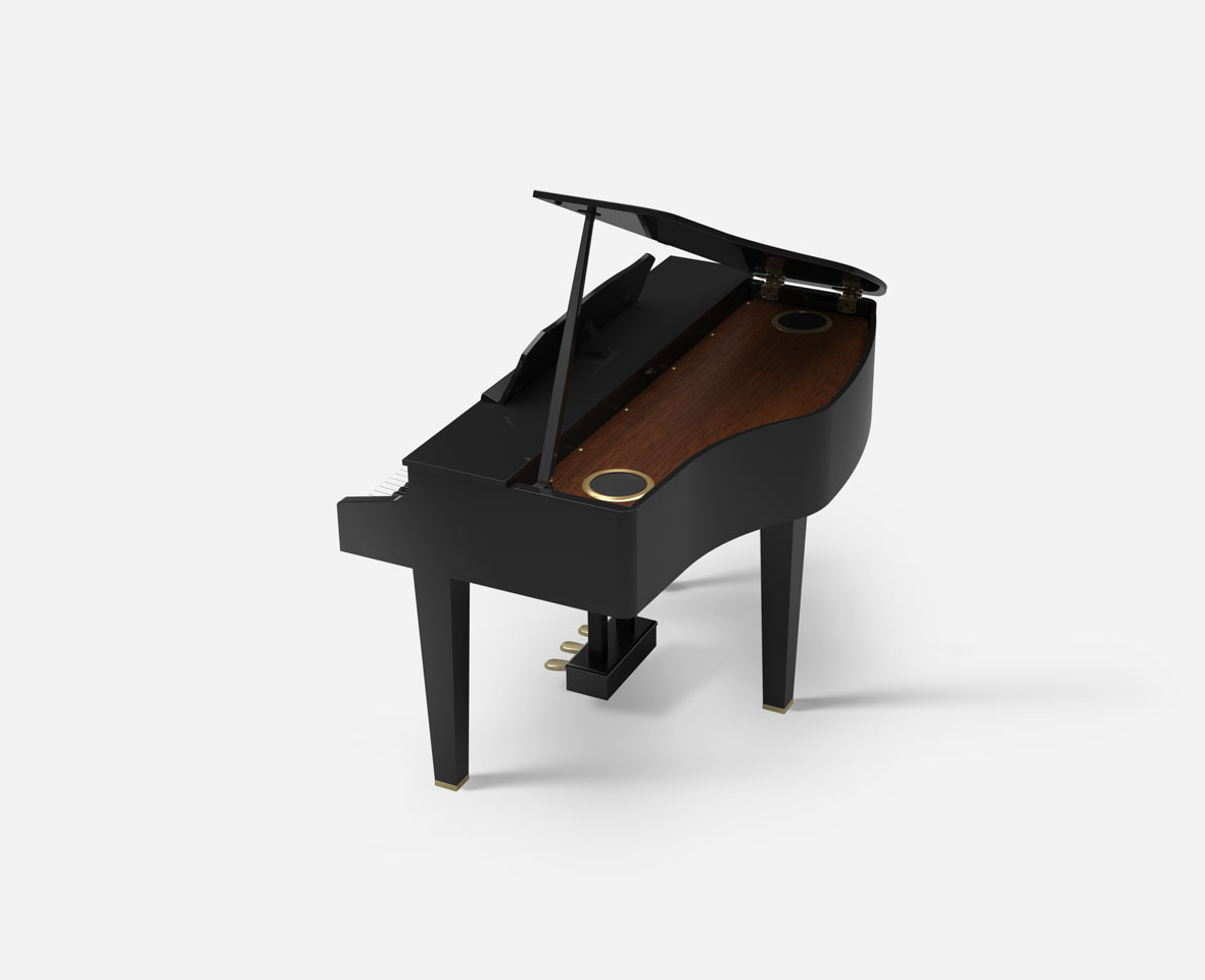 Roland Gp607 - Polished Ebony - Piano NumÉrique Meuble - Variation 2