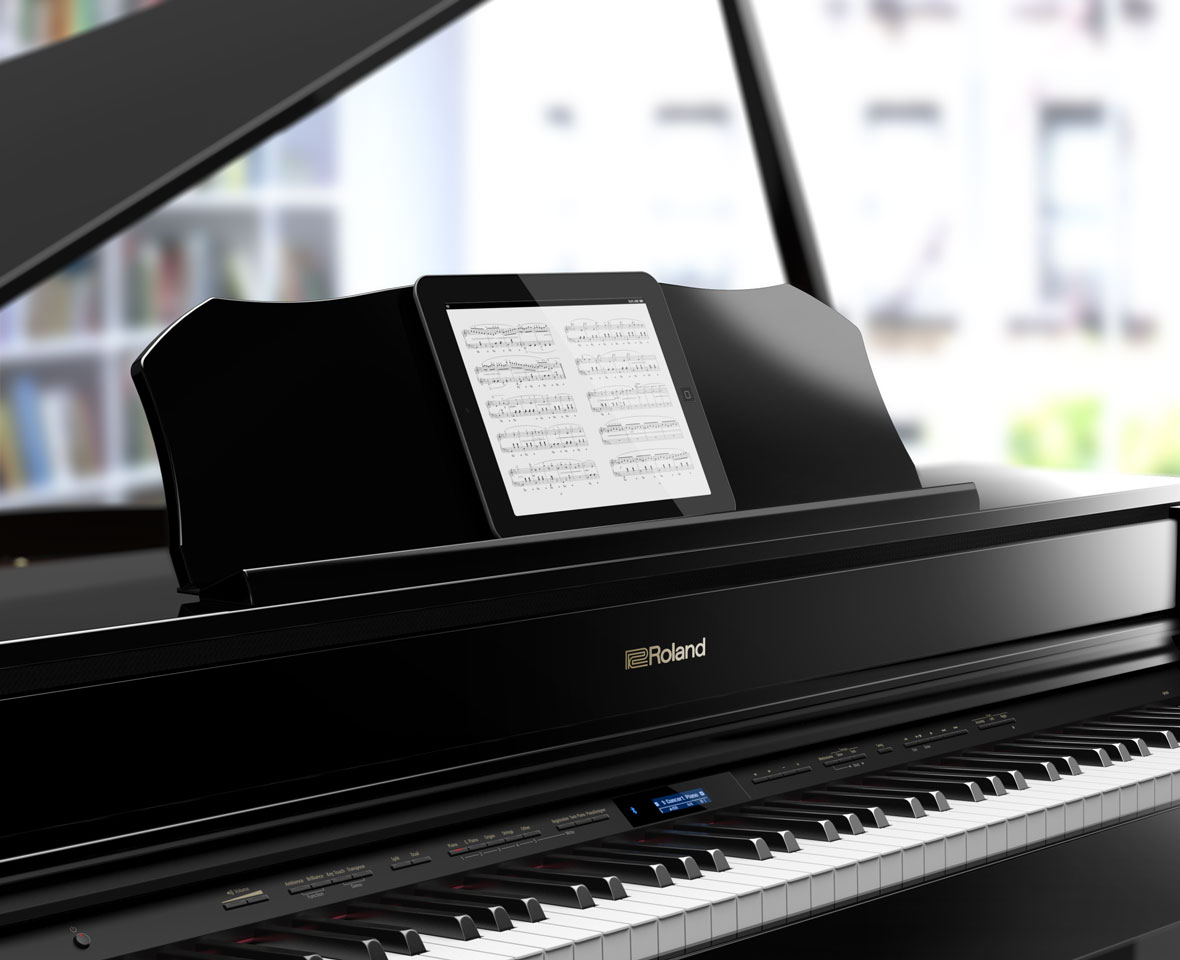 Roland Gp607 - Polished Ebony - Piano NumÉrique Meuble - Variation 4