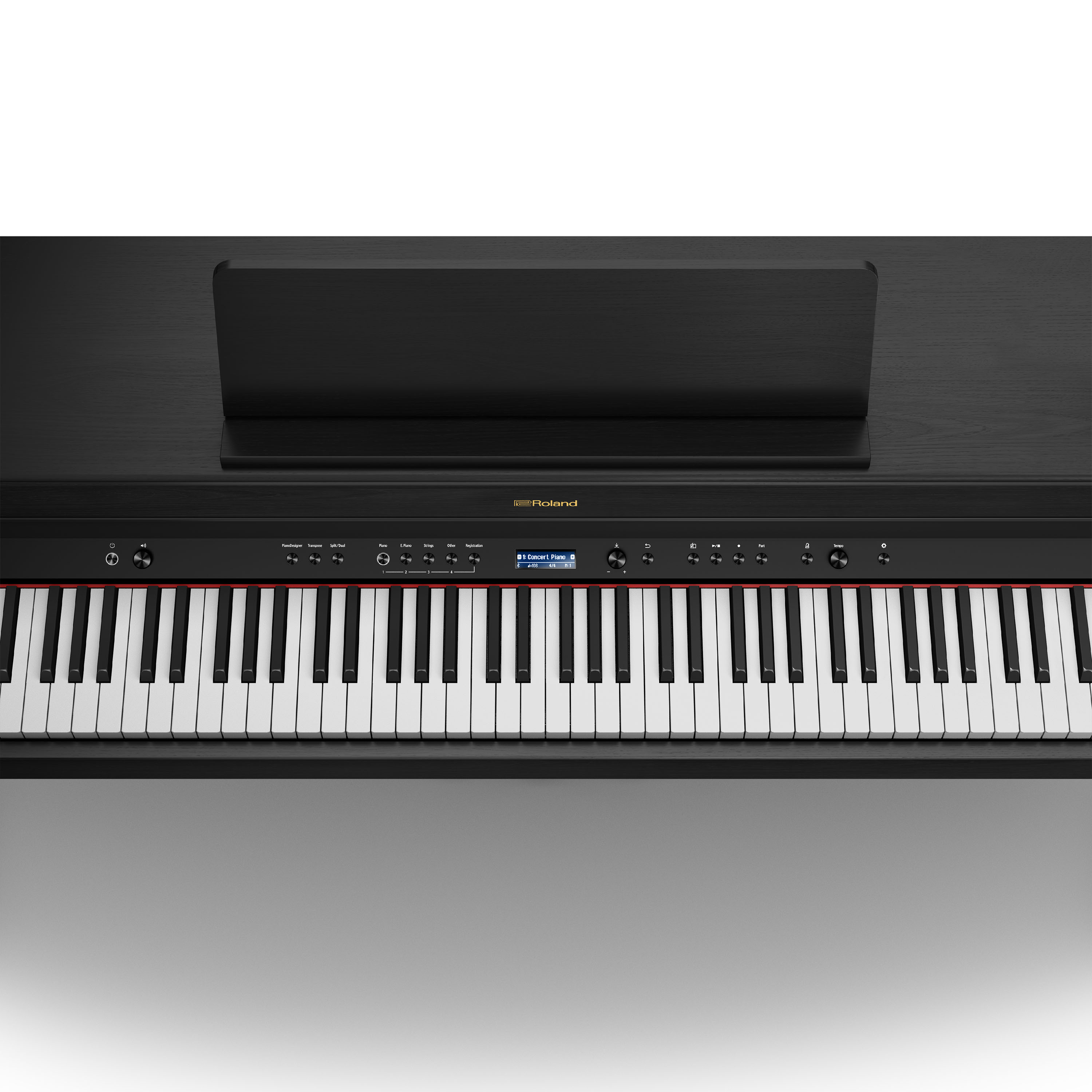 Roland Hp 702 Ch Noir Mat - Piano NumÉrique Meuble - Variation 1