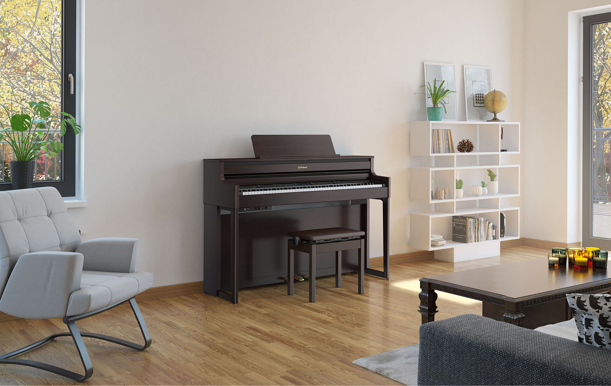 ROLAND HP 704 Piano numérique Meuble