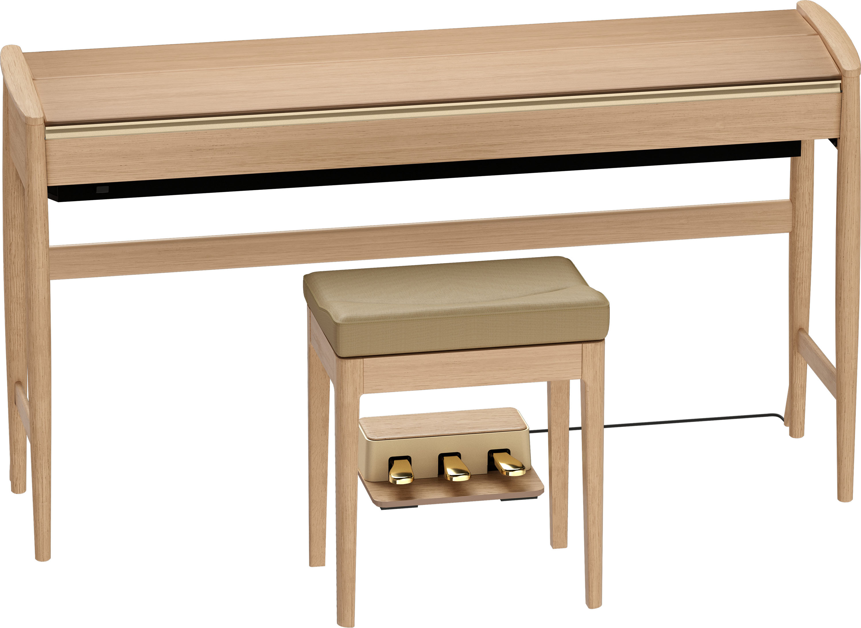 Roland Kiyola Kf-20 - Chene Pur - Piano NumÉrique Meuble - Variation 5