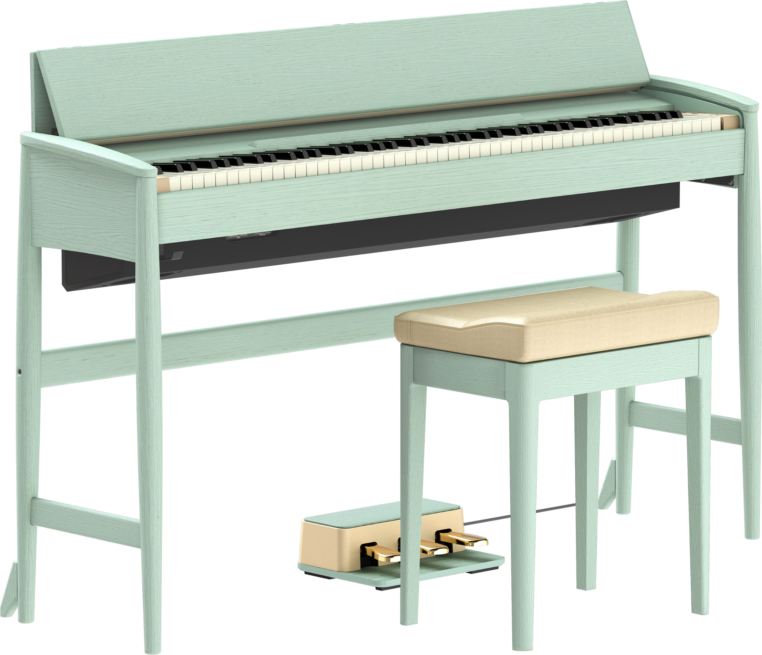 Roland Kiyola Kf-20 - Vert Celadon - Piano NumÉrique Meuble - Variation 7