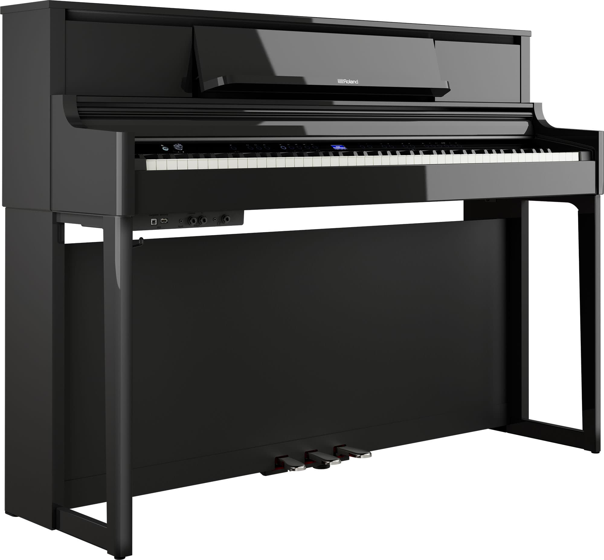 Roland Lx-5-pe - Polished Ebony - Piano NumÉrique Meuble - Variation 1