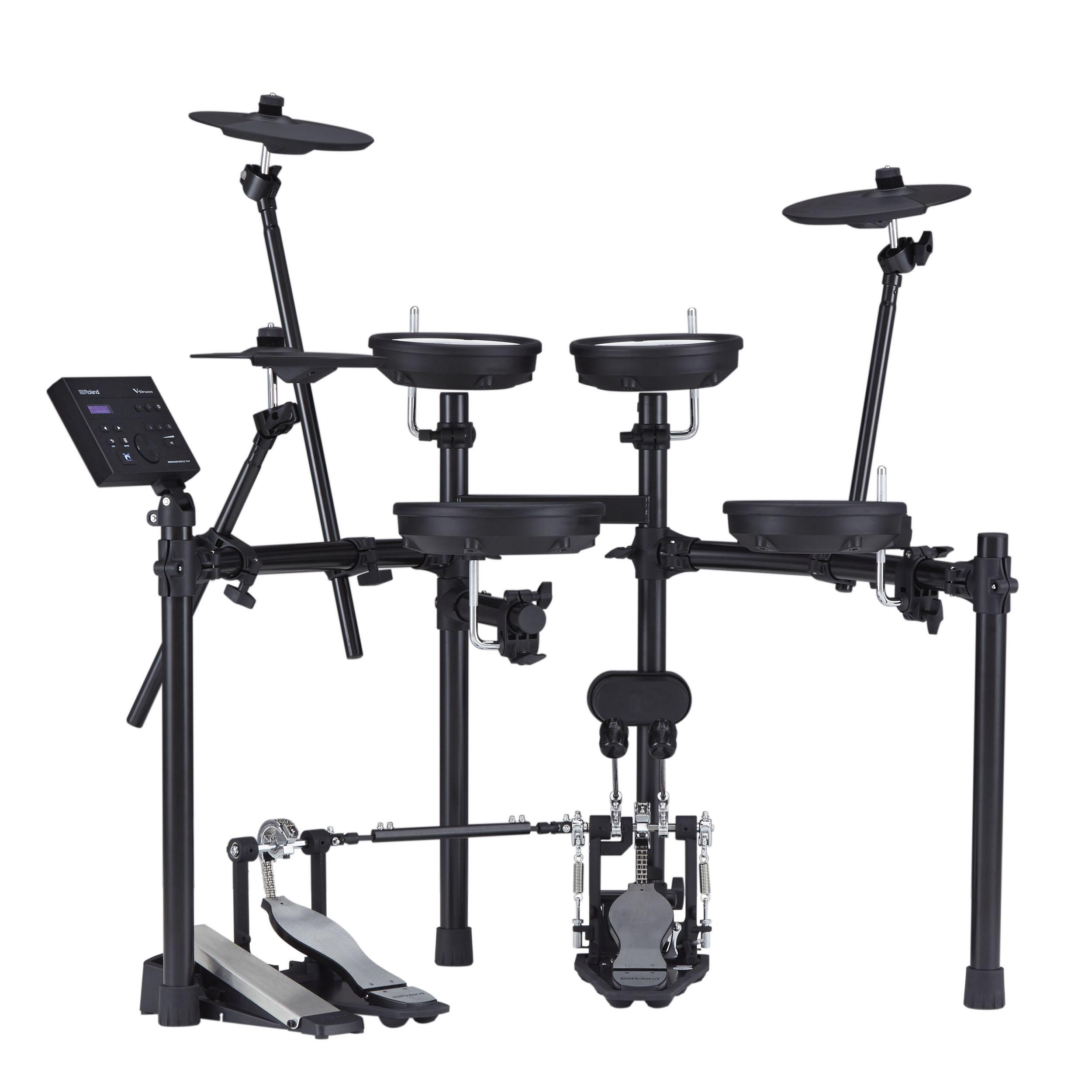 Roland Td-07dmk V-drums Kit Bundle Complet - X-hp1 + Dt90 + Vic5a  + Hp30 - Pack Batterie - Variation 1