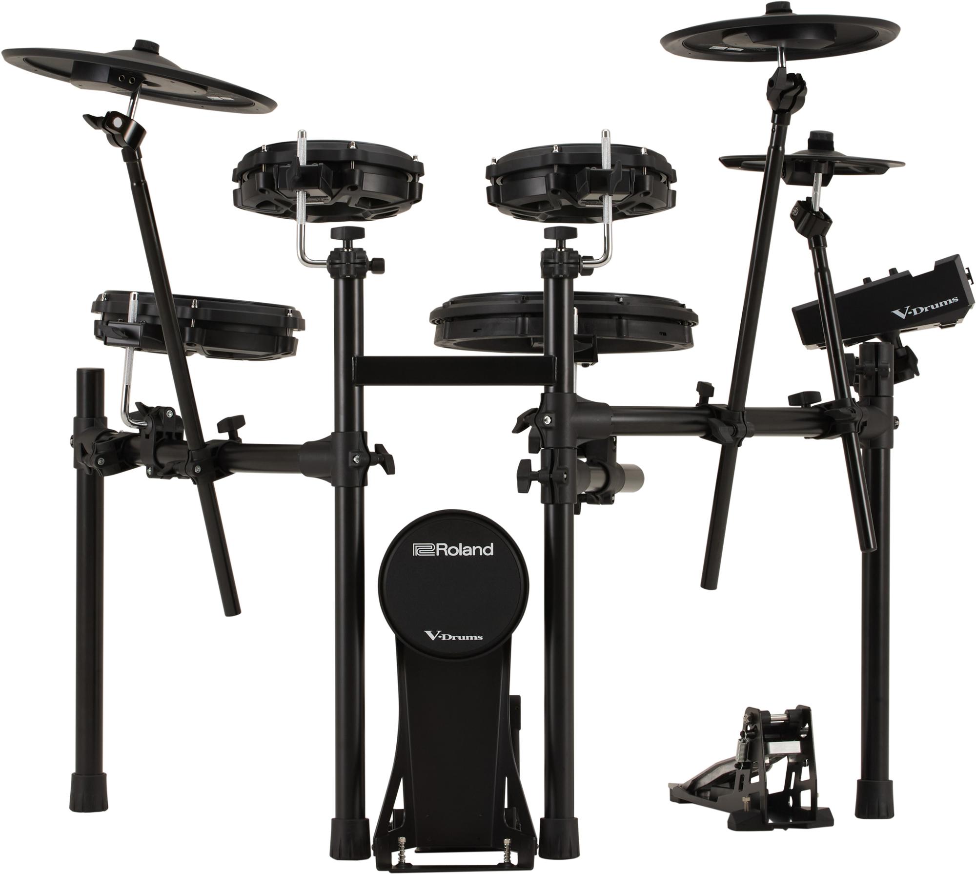 Roland Td-313 V-drums Bundle Complet - X-hp1 + Dt90 + Vic5a + Hp30 - Pack Batterie - Variation 3