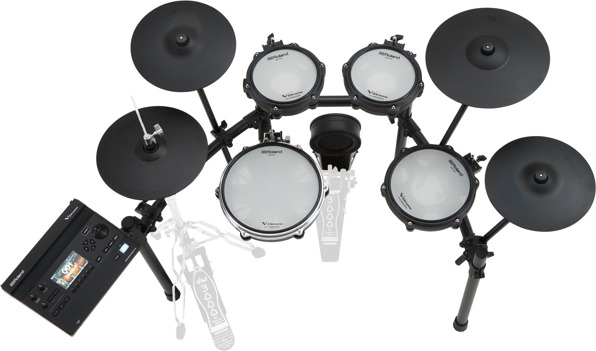 Roland Td-316 V-drums Bundle Complet - X-hp1 + Dt90 + Vic5a + Hp30 + Hh45wn - Pack Batterie - Variation 3