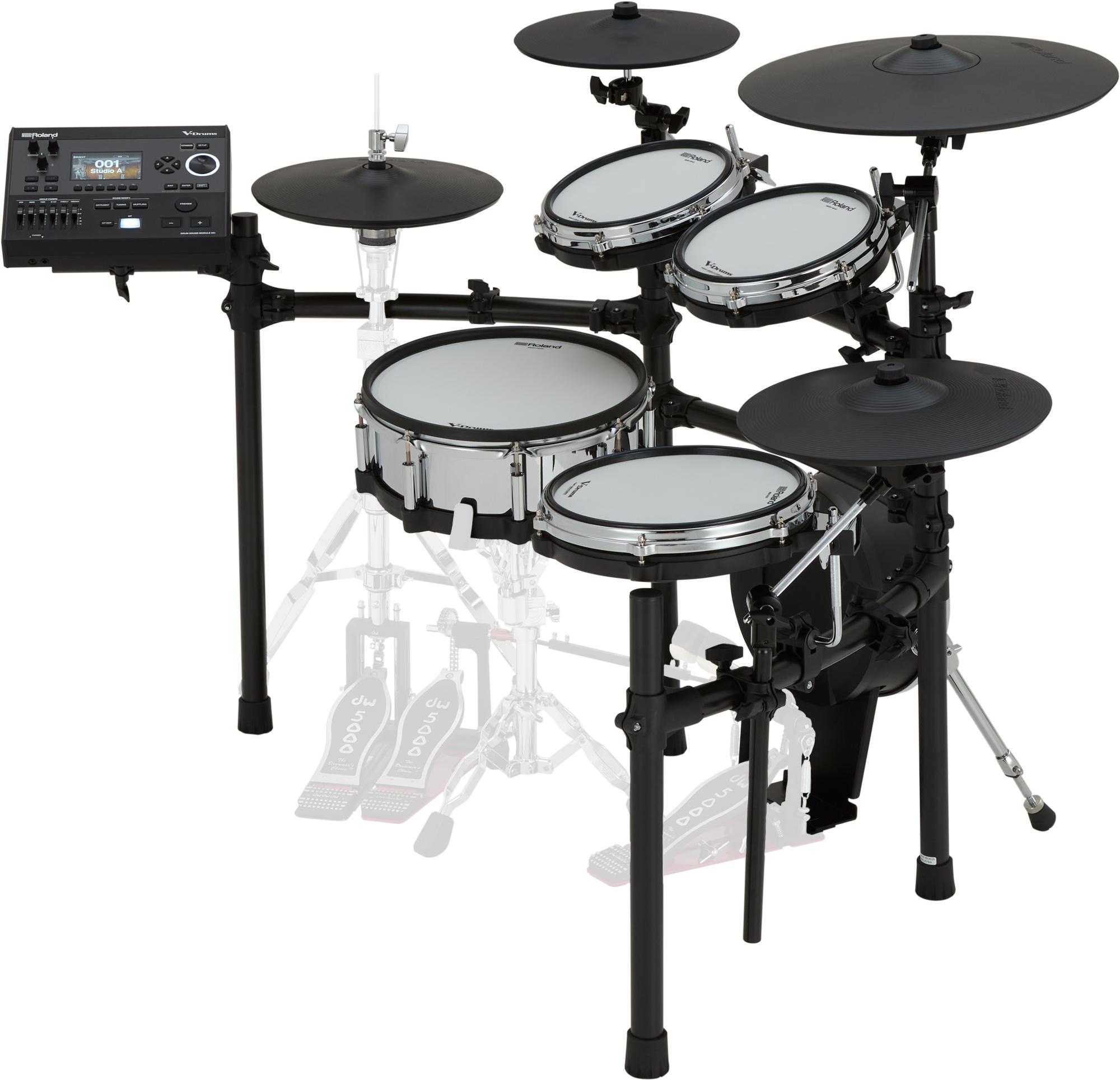 Roland Td-516 V-drums Bundle Complet - X-hp1 + Vic5a + Hp600d + Hh205 + Hs40wn + Ht130 - Pack Batterie - Variation 2