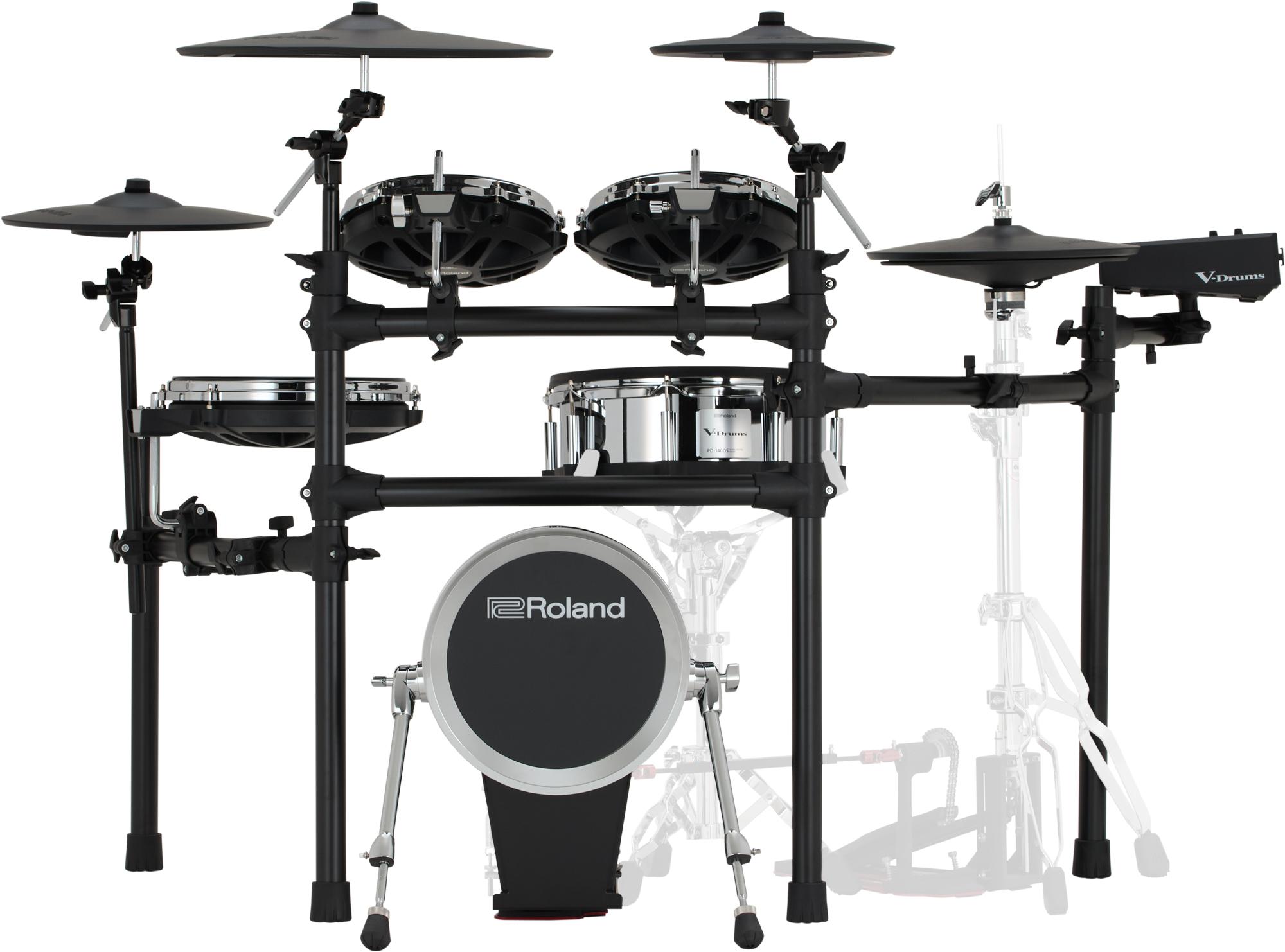 Roland Td-516 V-drums Bundle Complet - X-hp1 + Vic5a + Hp600d + Hh205 + Hs40wn + Ht130 - Pack Batterie - Variation 4