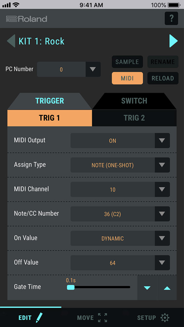 Roland Tm-1 Trigger Module - Trigger Batterie Électronique - Variation 5