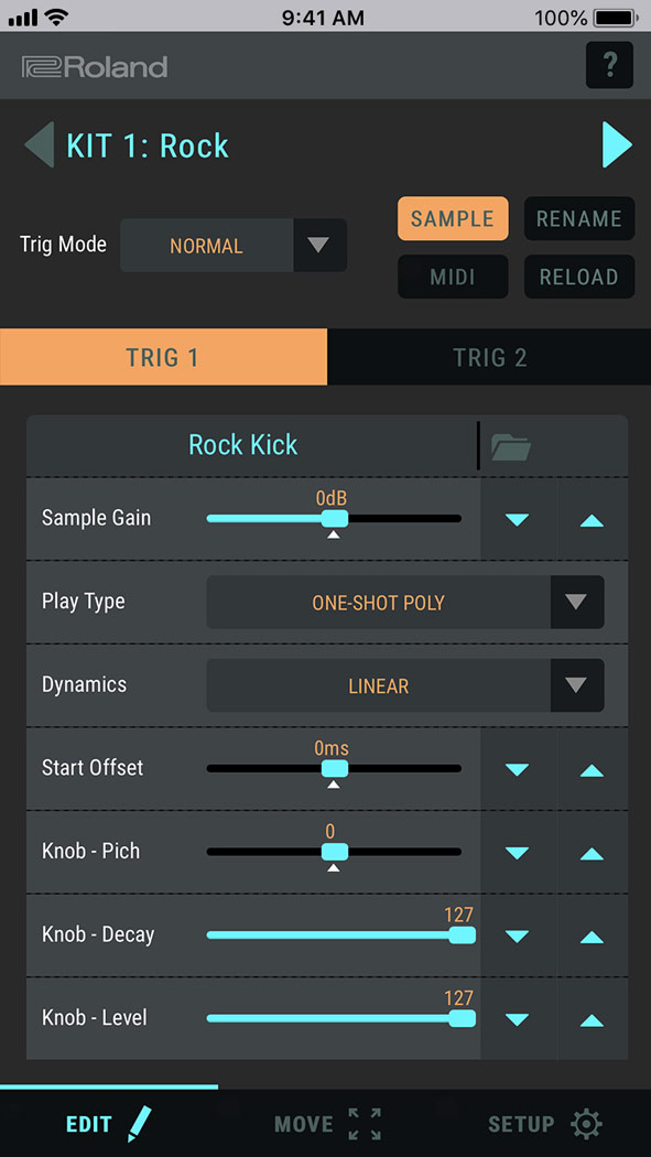 Roland Tm-1 Trigger Module - Trigger Batterie Électronique - Variation 6