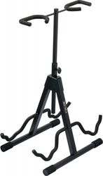 Stand & support guitare & basse Rtx G2R - 2 guitars stand