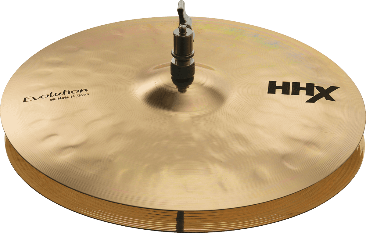 Sabian Evolution Hi-hat - 14 Pouces - Cymbale Hi Hat Charleston - Main picture