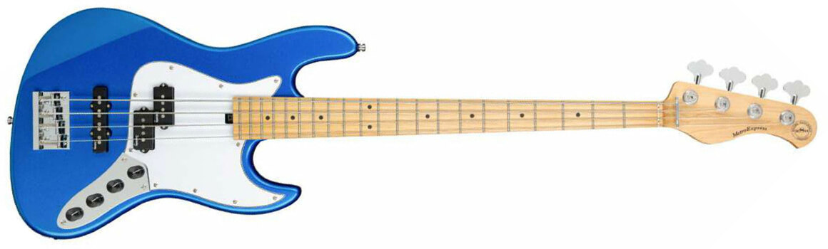 Sadowsky Hybrid P/j Bass 21 Fret 4c Metroexpress Mn - Ocean Blue Metallic - Basse Électrique Solid Body - Main picture