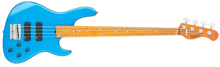 Sadowsky Modern Bass 24-fret 4c Metroexpress Active Mn - Ocean Blue Metallic - Basse Électrique Solid Body - Main picture
