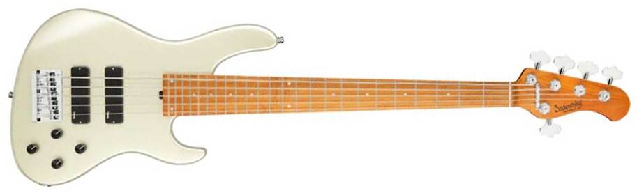 Sadowsky Modern Bass 24-fret 5c Metroexpress Active Mn - Solid Champagne Metallic - Basse Électrique Solid Body - Main picture