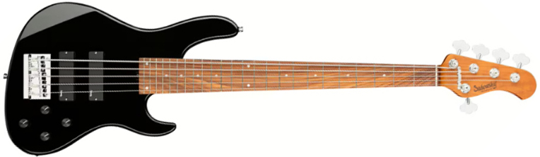 Sadowsky Modern Bass 24-fret 5c Metroexpress Active Mor - Solid Black - Basse Électrique Solid Body - Main picture