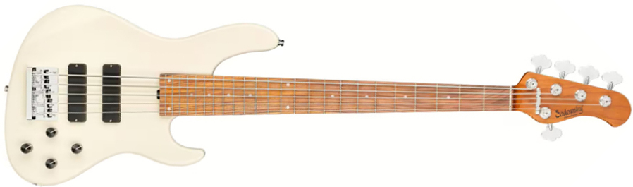 Sadowsky Modern Bass 24-fret 5c Metroexpress Active Mor - Solid Olympic White - Basse Électrique Solid Body - Main picture