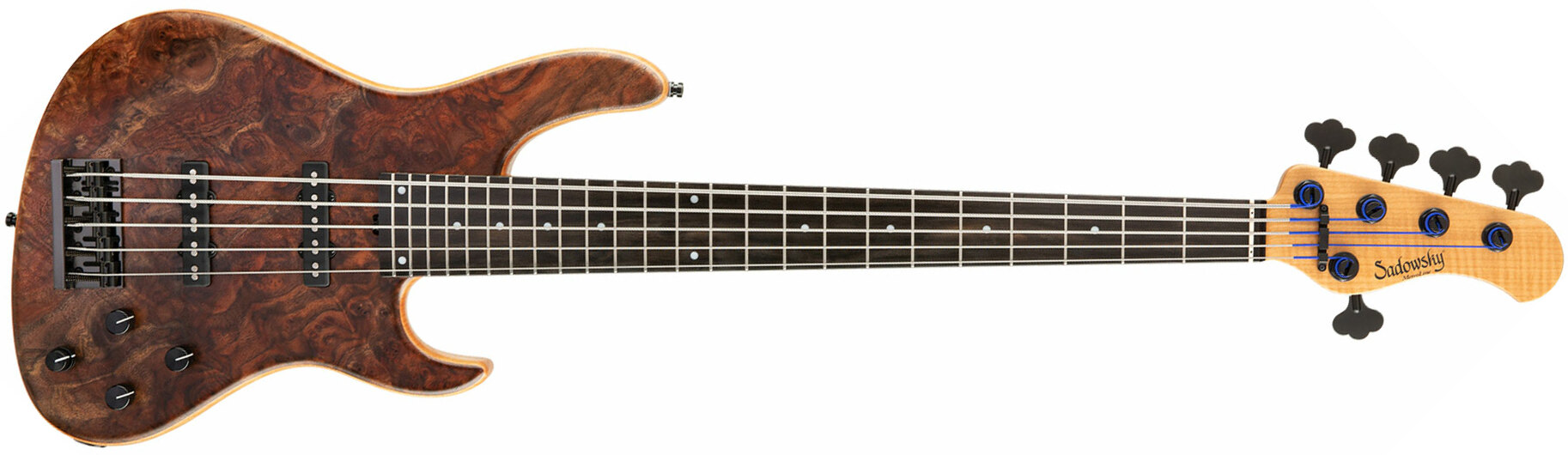 Sadowsky Modern Bass 24 Fret 5c Metroline Ltd 2021 All Okoume Active Mor - Natural - Basse Électrique Solid Body - Main picture