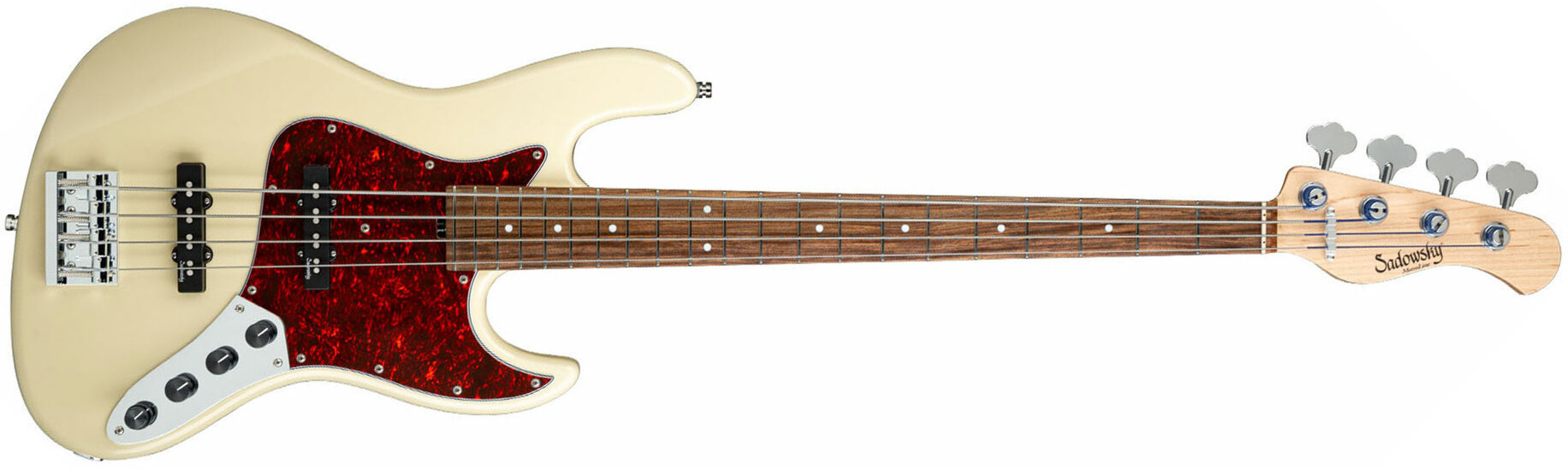 Sadowsky Modern Bass 24 Fret Alder 4c Metroline All Active Mor - Solid Olympic White - Basse Électrique Solid Body - Main picture