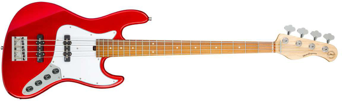 Sadowsky Vintage J/j Bass 21 Fret 4c Metroexpress Mor - Candy Apple Red - Basse Électrique Solid Body - Main picture