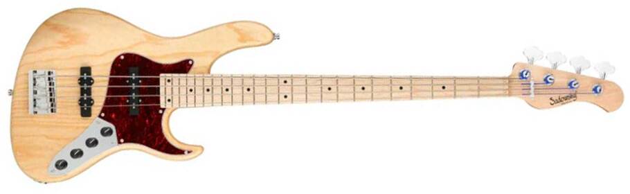Sadowsky Vintage J/j Bass 24 Fret Ash 4c Metroline All Active Mn - Natural Satin - Basse Électrique Solid Body - Main picture