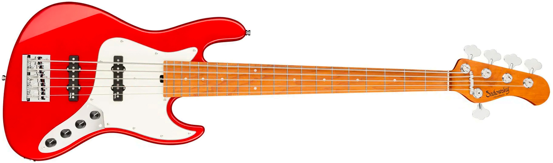Sadowsky Vintage Jj Bass 21f 5c Metroexpress Mn - Candy Apple Red Metallic - Basse Électrique Solid Body - Main picture