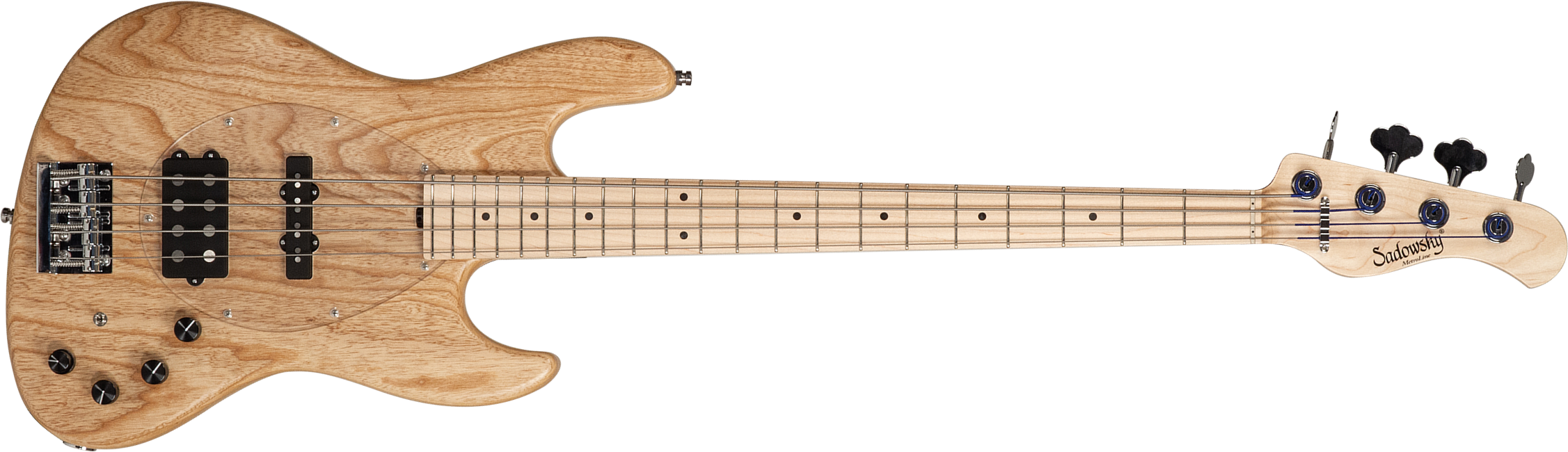 Sadowsky Vintage M/j Bass 21f Ash 4c Metroline All Active Mn - Natural Satin - Basse Électrique Solid Body - Main picture