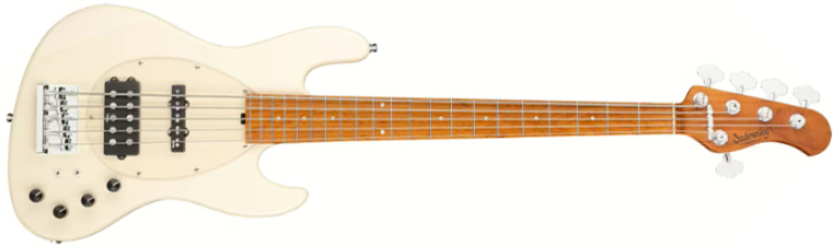 Sadowsky Vintage Mj Bass 21-fret Metroexpress 5c Mor - Olympic White - Basse Électrique Solid Body - Main picture