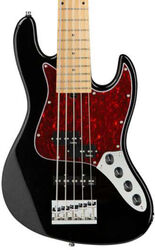 Basse électrique solid body Sadowsky MetroExpress 21-Fret Hybrid P/J Bass 5 (MN) - Solid black