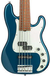 Basse électrique solid body Sadowsky MetroLine 21-Fret Hybrid P/J Bass Alder 5 (Germany, MOR) - Dark lake placid blue metallic