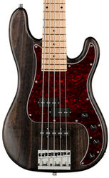 Basse électrique solid body Sadowsky MetroLine 21-Fret Hybrid P/J Bass Ash (5-String, Germany, MN) - Nirvana Black Transparent Satin