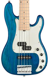Basse électrique solid body Sadowsky MetroLine 21-Fret Hybrid P/J Bass Ash (5-String, Germany, MN) - Ocean Blue Transparent Satin