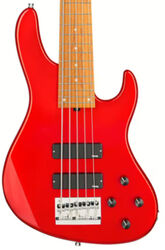 Metroexpress 24-Fret Modern Bass 5-String (MOR) - Candy Apple Red Metallic