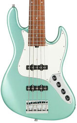 Basse électrique solid body Sadowsky MetroLine 21-Fret Vintage J/J Bass Alder (5-String, Germany, Morado) - Solid Sage Green Metallic Satin