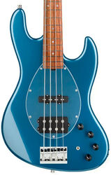 MetroLine 21-Fret Vintage M/J Bass Alder 4-String (Germany, MOR) - Dark Lake Placid Blue Metallic