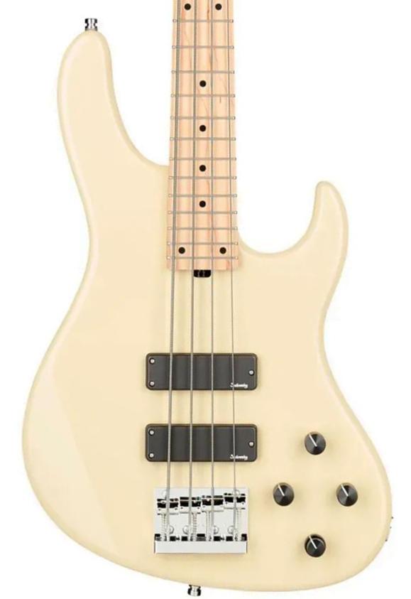 MetroLine 24-Fret Modern Bass, Ash, 4-String (Germany, MN) - solid olympic white