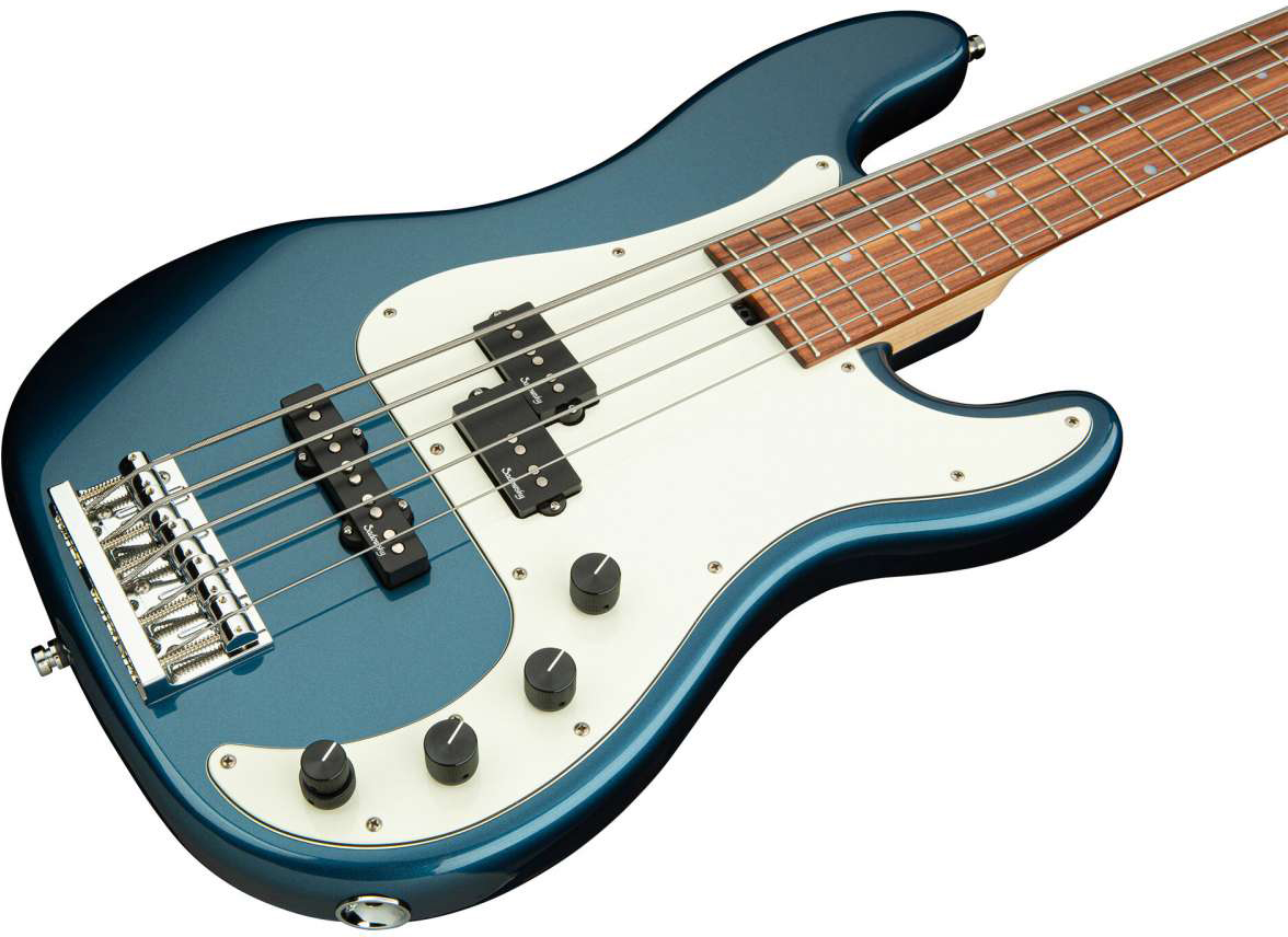 Sadowsky Hybrid P/j Bass 21 Fret Alder 5c Metroline All Active Mor - Dark Lake Placid Blue Metallic - Basse Électrique Solid Body - Variation 2