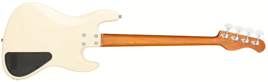 Sadowsky Hybrid Pj Bass 21-fret 4c Lh Metroexpress Gaucher Active Mor - Solid Olympic White - Basse Électrique Solid Body - Variation 1