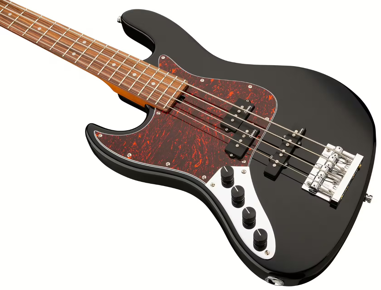 Sadowsky Hybrid Pj Bass 21-fret 4c Lh Metroexpress Gaucher Active Mor - Solid Black - Basse Électrique Solid Body - Variation 2