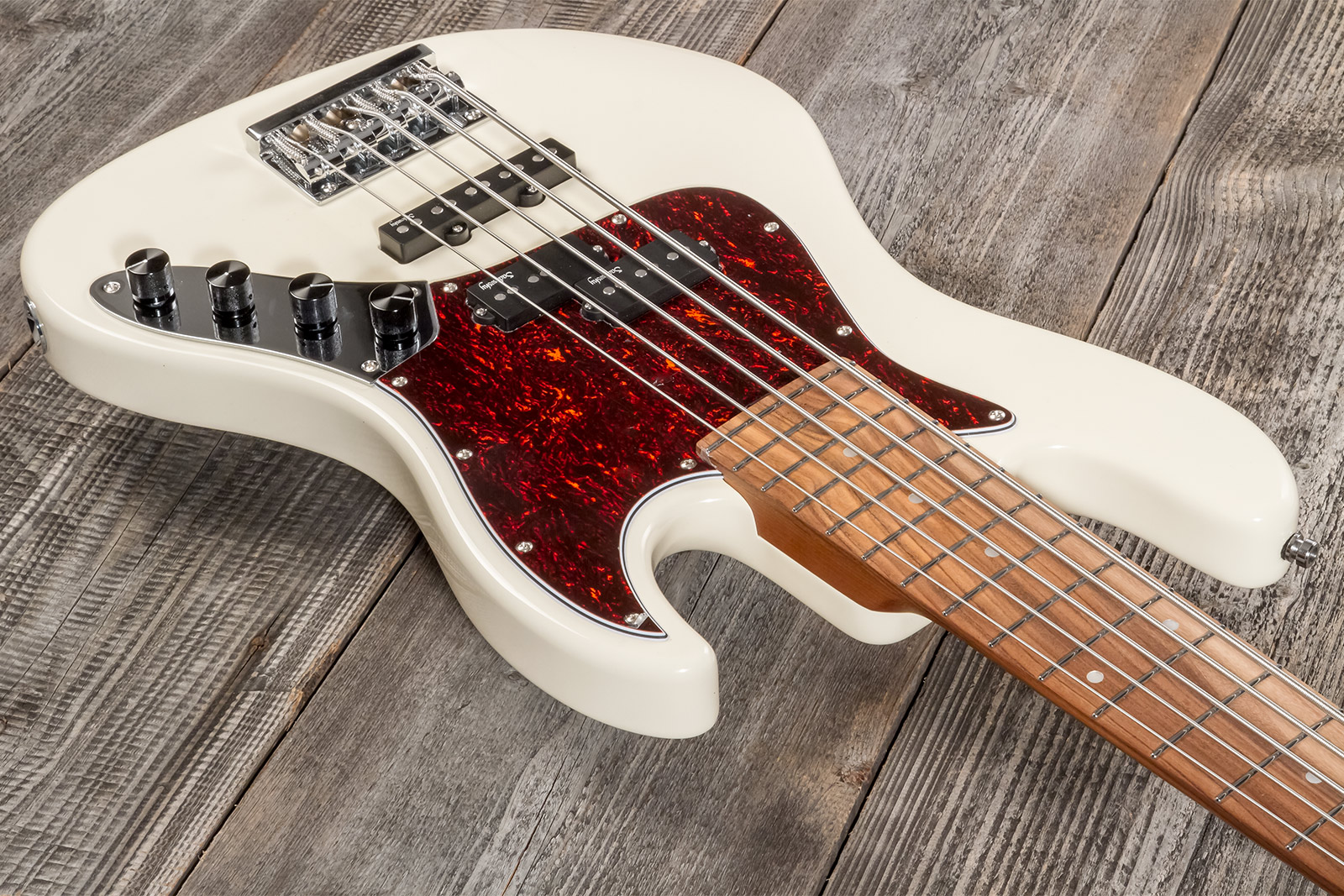 Sadowsky Hybrid Pj Bass 21 Fret 5c Metroexpress V2 Pf - Olympic White - Basse Électrique Solid Body - Variation 2