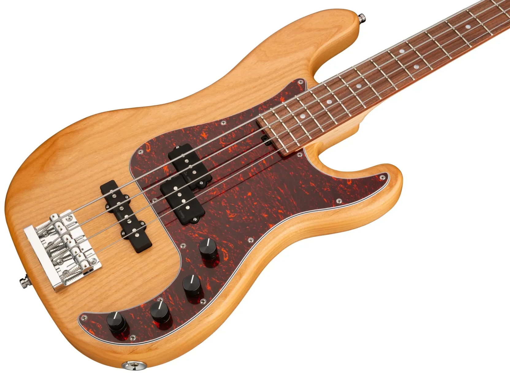 Sadowsky Hybrid Pj Bass 21 Fret Alder 4c Metroline All Active Mor - Natural Transparent Satin - Basse Électrique Solid Body - Variation 2