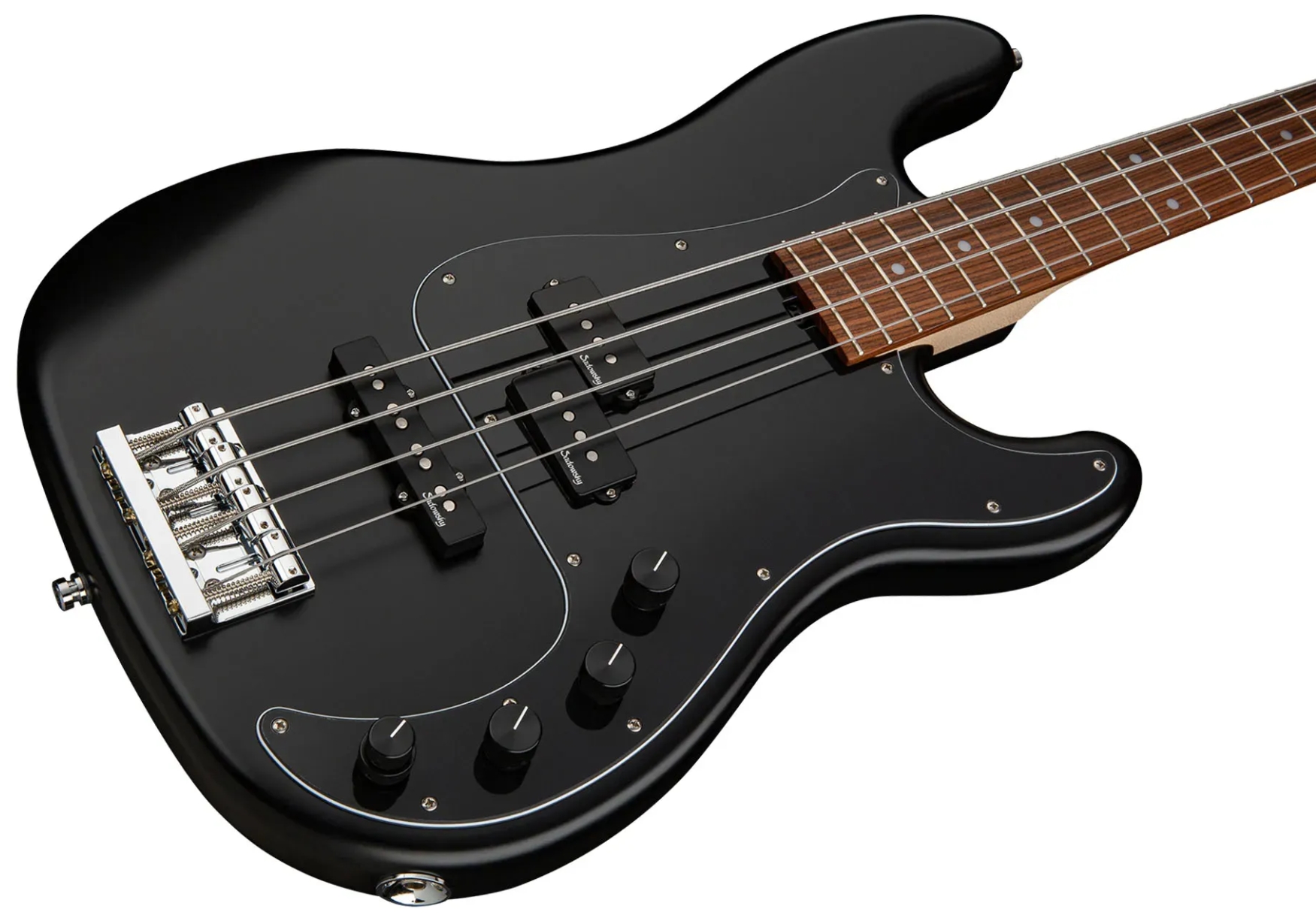 Sadowsky Hybrid Pj Bass 21 Fret Alder 4c Metroline All Active Mor - Solid Black Satin - Basse Électrique Solid Body - Variation 2
