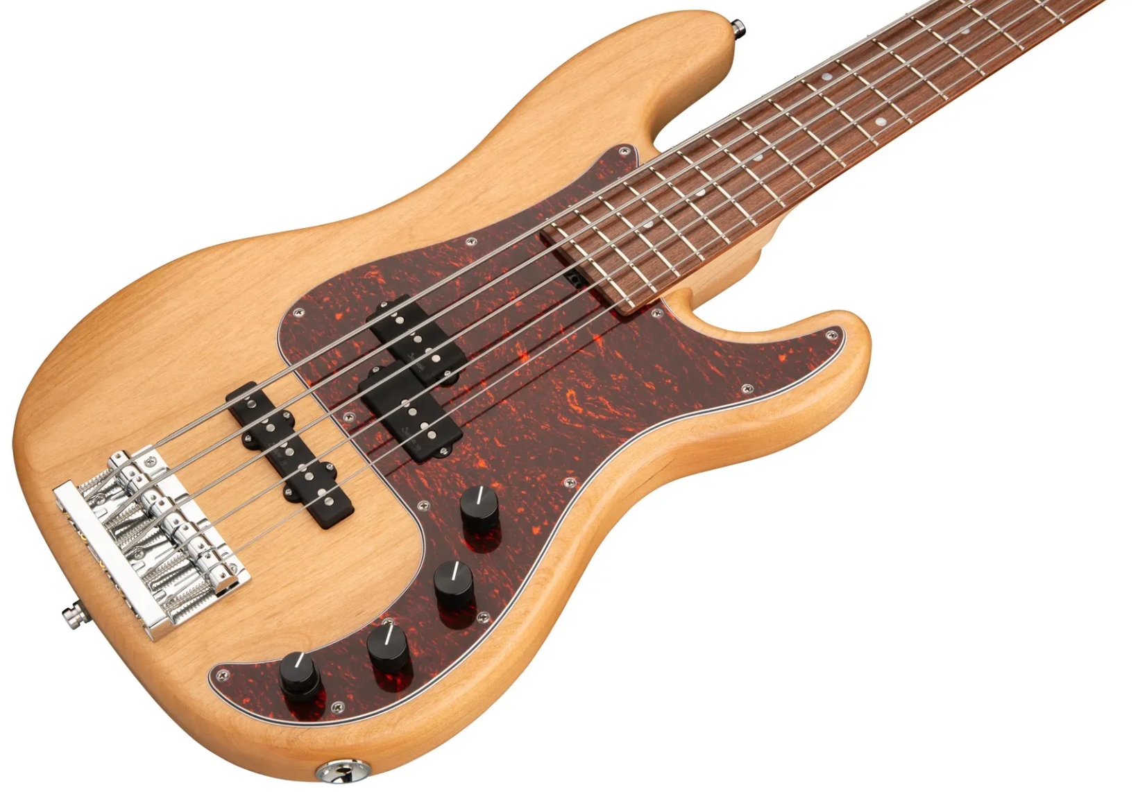 Sadowsky Hybrid Pj Bass 21 Fret Alder 5c Metroline All Active Mor - Natural Transparent Satin - Basse Électrique Solid Body - Variation 2