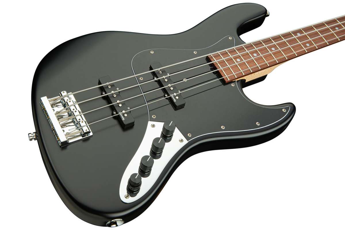 Sadowsky Vintage J/j Bass 21 Fret Alder 4c Metroline All Active Mor - Solid Black Satin - Basse Électrique Solid Body - Variation 2