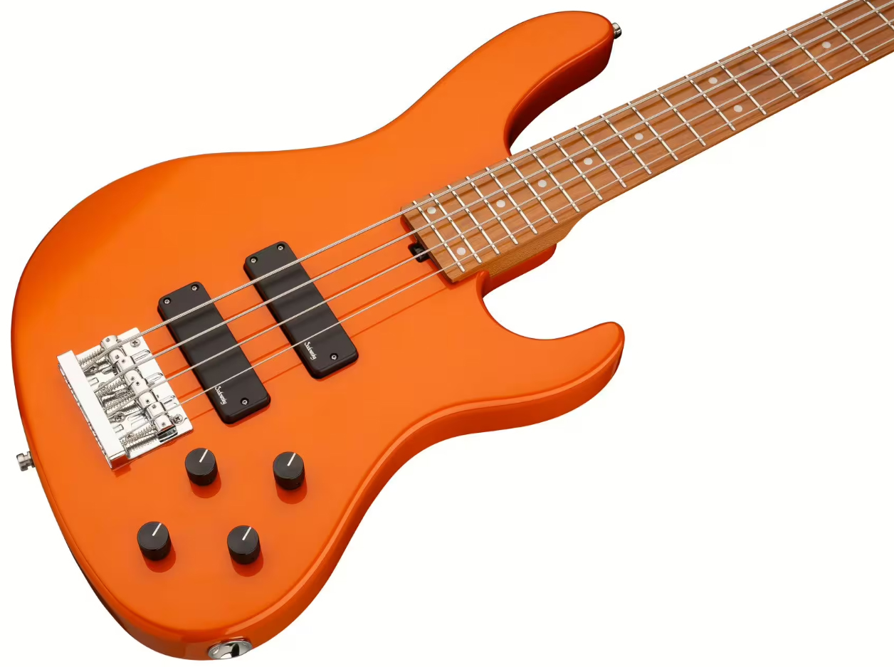 Sadowsky Modern Bass 24-fret 4c Metroexpress Active Mn - Solid Candy Apple Orange Metallic - Basse Électrique Solid Body - Variation 2