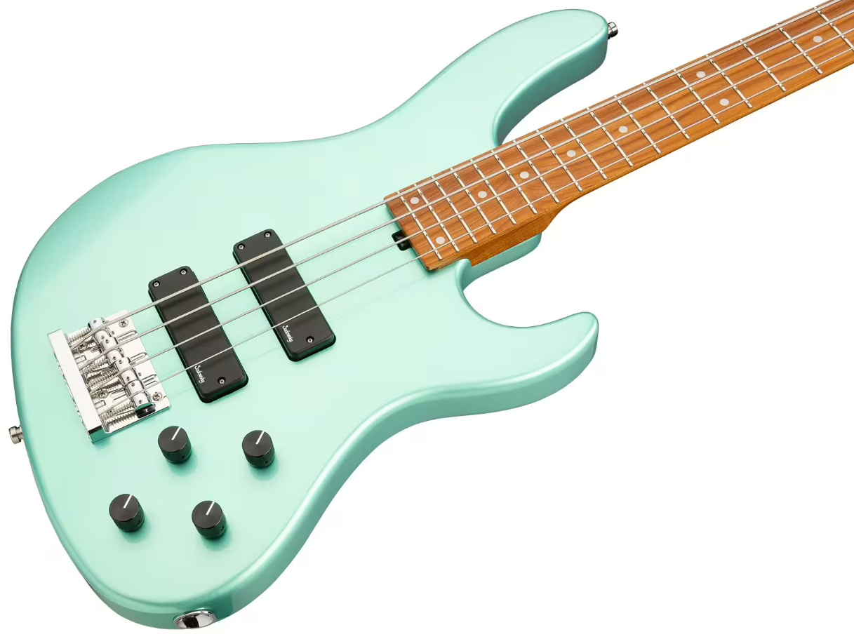 Sadowsky Modern Bass 24-fret 4c Metroexpress Active Mn - Solid Sage Green Metallic - Basse Électrique Solid Body - Variation 2