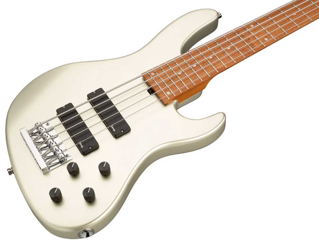 Sadowsky Modern Bass 24-fret 5c Metroexpress Active Mn - Solid Champagne Metallic - Basse Électrique Solid Body - Variation 2